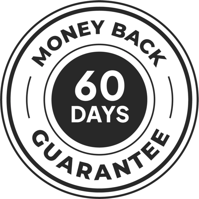 Horse Soda Trick 60-day money-back guarantee badge